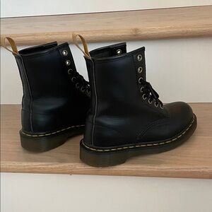 Vegan Leather Dr. Martens Black Boots